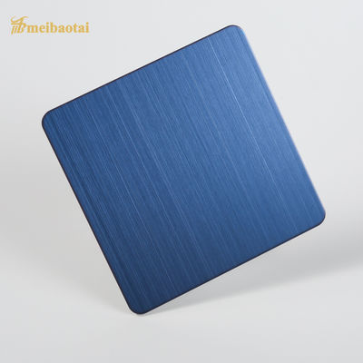 Plaque d'acier inoxydable 8c PVC Film 430 Grade Hairline 1219x2438mm pour cuisine commerciale
