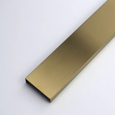 Équilibre noir U20 de tuile de Rose Gold Mirror Hairline Finished 304 solides solubles