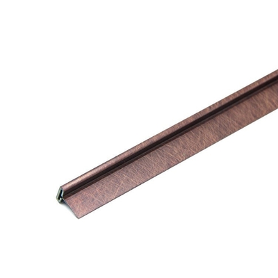 Bronze Copper Decorative Metal Wall Tile Trim T6 Shape Stainless Steel Profile