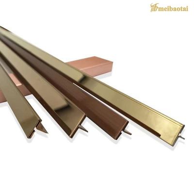 Bon prix Adaptez le profil aux besoins du client de décoration d'équilibre de tuile de miroir de conception/acier inoxydable T U V de délié en ligne