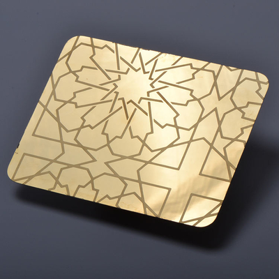 L'argent superbe de miroir a gravé à l'eau-forte le feuillard 304 inoxydable 0.95MM Thk