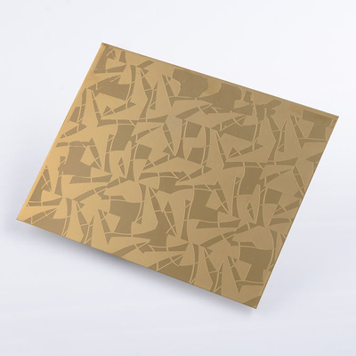 Ascenseur fait sur commande gravant à l'eau-forte la feuille décorative 1219x2438mm d'acier inoxydable