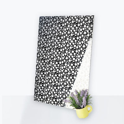 Bon prix Super miroir en argent 304 en acier inoxydable gravé avec une épaisseur de 1,00 mm en ligne