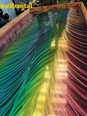 La feuille d'acier inoxydable arc-en-ciel d'épaisseur de 0,65 mm pour le bureau