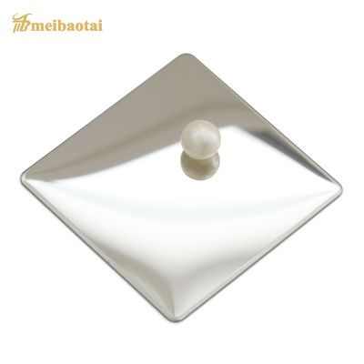 Finition miroir en acier inoxydable 4x8 Taille 0,6 mm Épaisseur pour une décoration élégante de murs et de plafonds