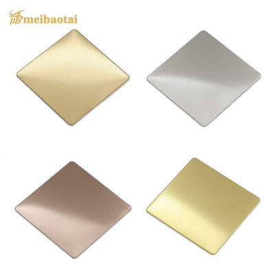 Plaque d'acier inoxydable décoratif revêtue de 0,75 mm pour panneaux muraux