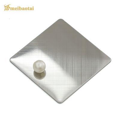 Tôle d'acier inoxydable 304 brossée avec revêtement de couleur or, taille 1219x2438mm, pour le secteur automobile