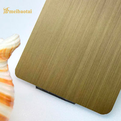 Plaque décorative en acier inoxydable 304 avec motif bois, surface brossée et quatre pieds, pour murs de cuisine