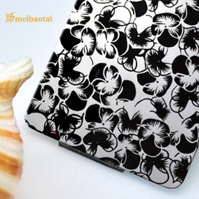 Bon prix 1.00mm Thk a gravé à l'eau-forte la feuille d'acier inoxydable pour le revêtement de mur extérieur en ligne