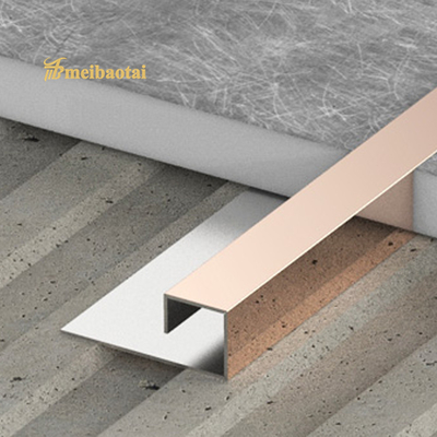 La tuile d'acier inoxydable de Rose Gold Green Black Mirror équilibrent le profil de 0.65mm T