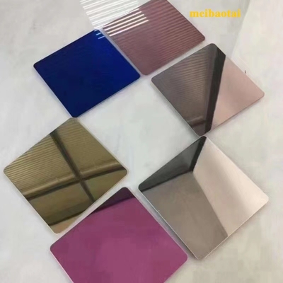 Super Mirror J2 tôle en acier inoxydable pour la décoration intérieure