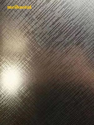 Bon prix couleur bronze gravé pinceau hariline en acier inoxydable feuille de couleur plaque de décoration en ligne