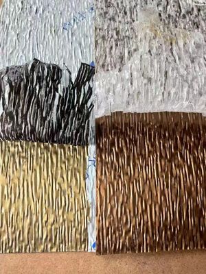 Bon prix Plaque décorative au motif de diamant de couleur mixte or bleu 4x8 pieds pour comptoir en ligne