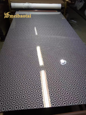 Miroir d'argent décoratif gravé en acier inoxydable 201