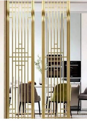 Bon prix Décoration de chambre en acier inoxydable avec couleur dorée et noire en ligne