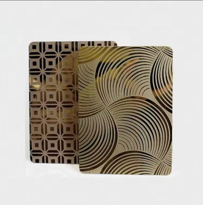 Bon prix Plaque d'acier inoxydable à motif standard AISI gravée en ligne