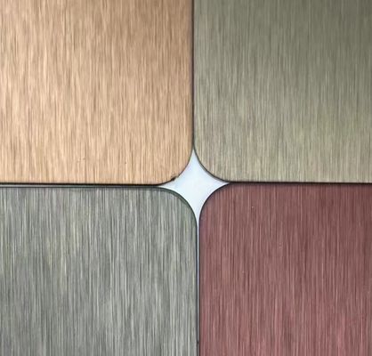 Bon prix Plaque décorative SS finie 0,65 mm épaisseur en ligne