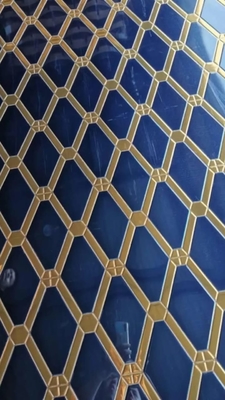 Deux couleurs de motifs en acier inoxydable plaque d'estampage