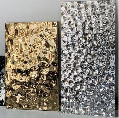 Plaque d'acier inoxydable en PVD revêtue de couleur pour applications décoratives