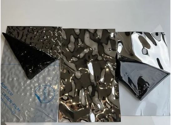 Bon prix Tôle en acier inoxydable à motif de grandes ondulations d'eau pour la décoration intérieure en ligne