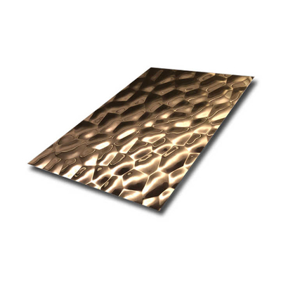 Plaque métallique en acier inoxydable 304 201