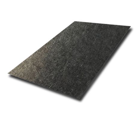 ss304 couleur noire vibration en acier inoxydable feuille de couleur décoration murale