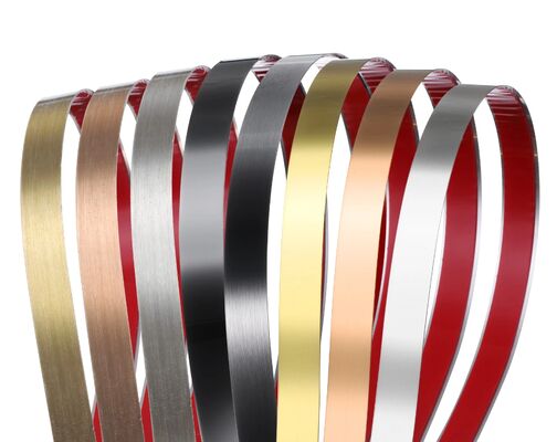 Bon prix PVD couleur revêtue de bande d'acier inoxydable peel et bande de bâton - résistant à la corrosion et facile à nettoyer les tuiles en ligne