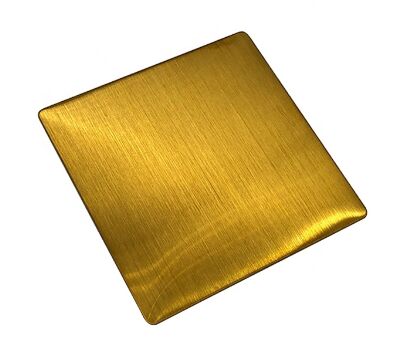 Bon prix Feuille d'acier inoxydable couleur hairline avec revêtement PVD couleur or en ligne