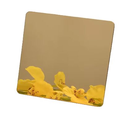 Plaque d'acier inoxydable anti-empreintes digitales en or miroir 1220*2440 mm - Plaque d'acier inoxydable colorée revêtue de PVD résistant à la corrosion