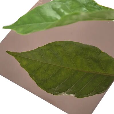 Bon prix Panneau d'acier inoxydable à miroir en or rose 304 durable pour la décoration intérieure en ligne