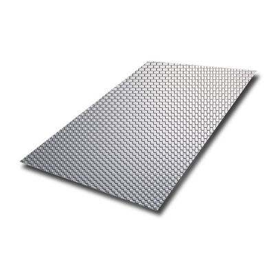 Bon prix Plaque d'acier inoxydable en relief argentée polissée d'une épaisseur de 0,85 mm et d'une longueur de 3048 mm pour panneaux muraux décoratifs en ligne