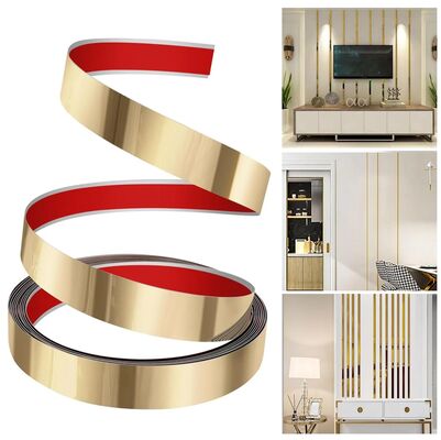 Bon prix Bande décorative plate en acier inoxydable de luxe pour meubles et murs en ligne