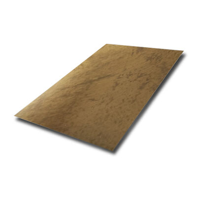 Bon prix Tôle de métal laiton antique quatre pieds croix bronze brossé couleur revêtue tôle décorative en acier inoxydable en ligne