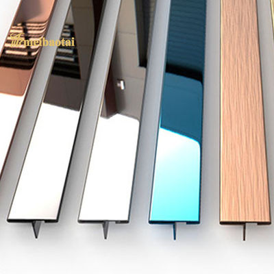 Bon prix équilibre de tuile d'effet d'acier inoxydable de 3048mm, bande de tuile de l'acier inoxydable 304 en ligne