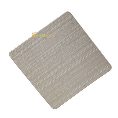0.55mm Épaisseur de feuille d'acier inoxydable gris pour les cheveux avec POSCO pour les applications de cuisine