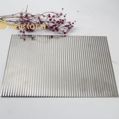 Bon prix Plaque d'acier inoxydable en relief en argent de qualité 201 en ligne