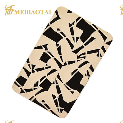 Bon prix Gravure à l'eau-forte modèle l'acier inoxydable couvre le plat de revêtement de couleur d'épaisseur de 1.0mm en ligne