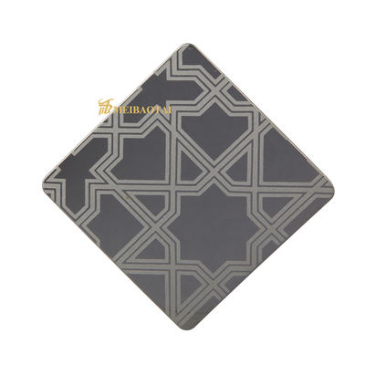Bon prix Le miroir de revêtement de couleur de Pvd a gravé à l'eau-forte l'épaisseur de la feuille 1.0mm d'acier inoxydable en ligne
