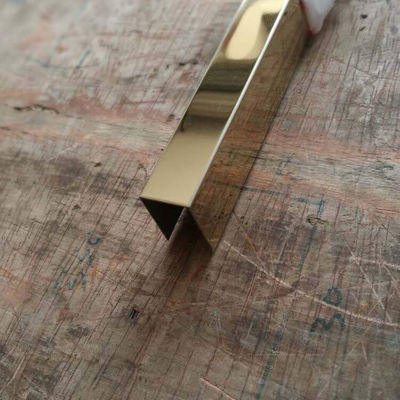 Bon prix La tuile décorative d'acier inoxydable de fente d'U équilibrent 201 finition de couleur de 304 miroirs en ligne