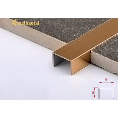 Équilibre 12mm, équilibre 0.65mm de tuile d'acier inoxydable d'ASTM de bord de plancher d'acier inoxydable