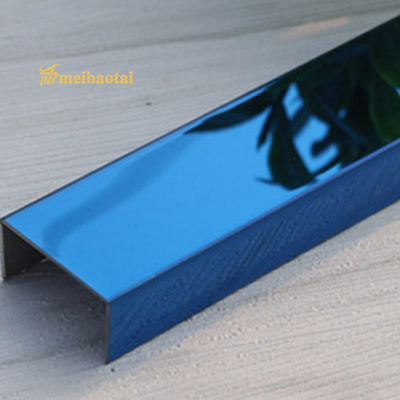 Équilibre décoratif 20mm, équilibre bleu de tuile d'acier inoxydable de l'acier inoxydable U de PVD