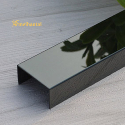 PVD a balayé l'équilibre U10, équilibre inoxydable de tuile d'acier inoxydable de bord de tuile de JIS