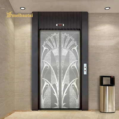 4x8 a gravé à l'eau-forte l'ascenseur décoratif de plaque d'acier inoxydable de miroir
