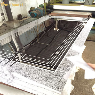 Bon prix La feuille de porte d'ascenseur gravée à l'eau-forte par miroir d'acier inoxydable a adapté des modèles aux besoins du client en ligne