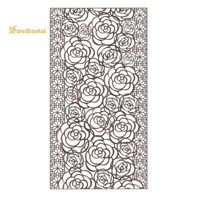 Bon prix Miroir de couleur en acier inoxydable Chambre à damier Diviseur de forme Décoration d'hôtel en ligne