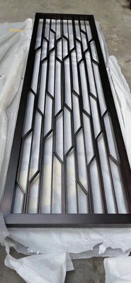 Bon prix Diviseur de salle en acier inoxydable de couleur Pvd noir pour la construction en ligne