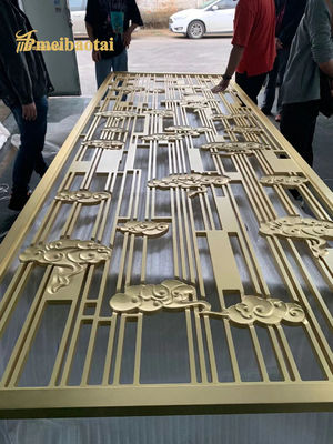 Bon prix Beaucoup de styles or rose bronze or couleur en acier inoxydable salle de séparation décoration hôtel, maison en ligne