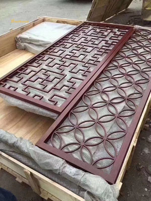 Bon prix 201 304 Diviseur de salle en acier inoxydable Finition miroir en bronze antique en ligne