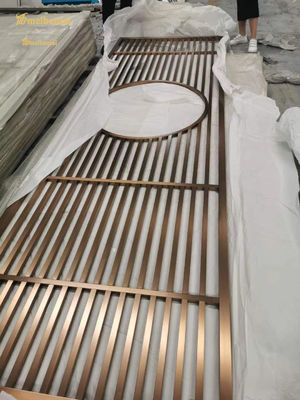 Bon prix MBT Couleur coiffure en acier inoxydable Diviseur de chambre Décoration d'hôtel en ligne