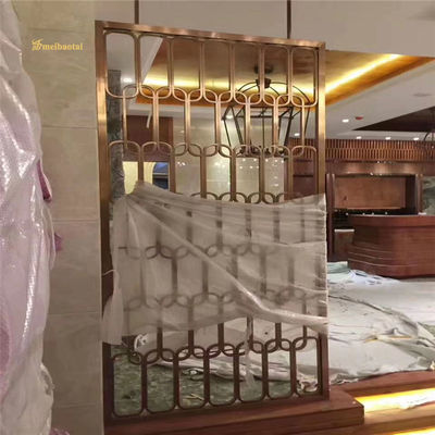 Bon prix Le laser d'écran en métal de décoration a coupé l'acier inoxydable de diviseur de pièce dans la salle à manger en ligne